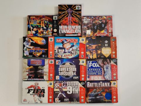 Lot de 12 jeux Nintendo 64